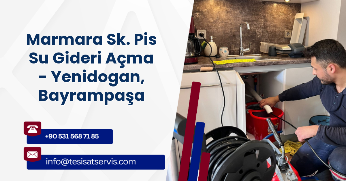 Marmara Sk. Pis Su Gideri Açma - Yenidogan, Bayrampaşa