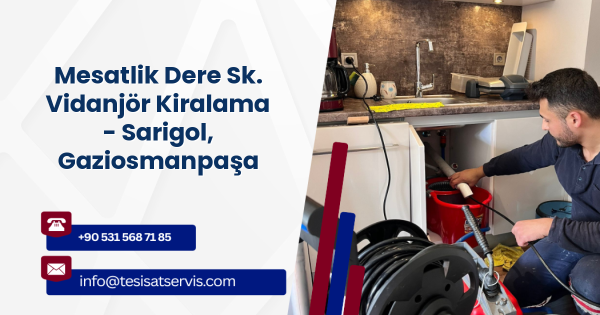 Mesatlik Dere Sk. Vidanjör Kiralama - Sarigol, Gaziosmanpaşa