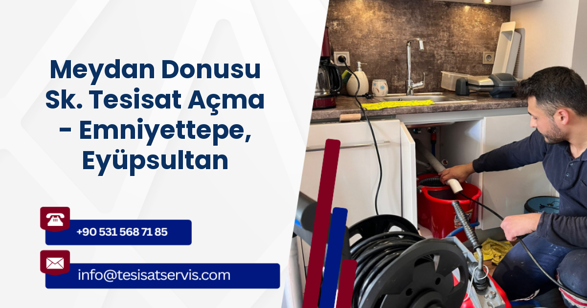 Meydan Donusu Sk. Tesisat Açma - Emniyettepe, Eyüpsultan