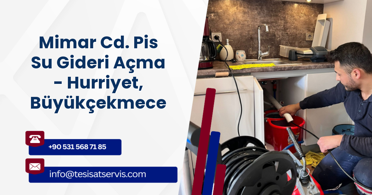 Mimar Cd. Pis Su Gideri Açma - Hurriyet, Büyükçekmece