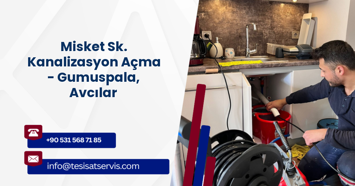 Misket Sk. Kanalizasyon Açma - Gumuspala, Avcılar
