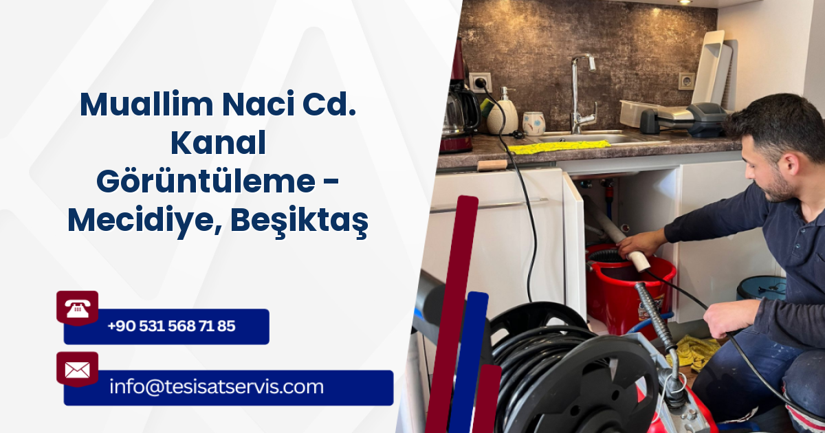 Muallim Naci Cd. Kanal Görüntüleme - Mecidiye, Beşiktaş
