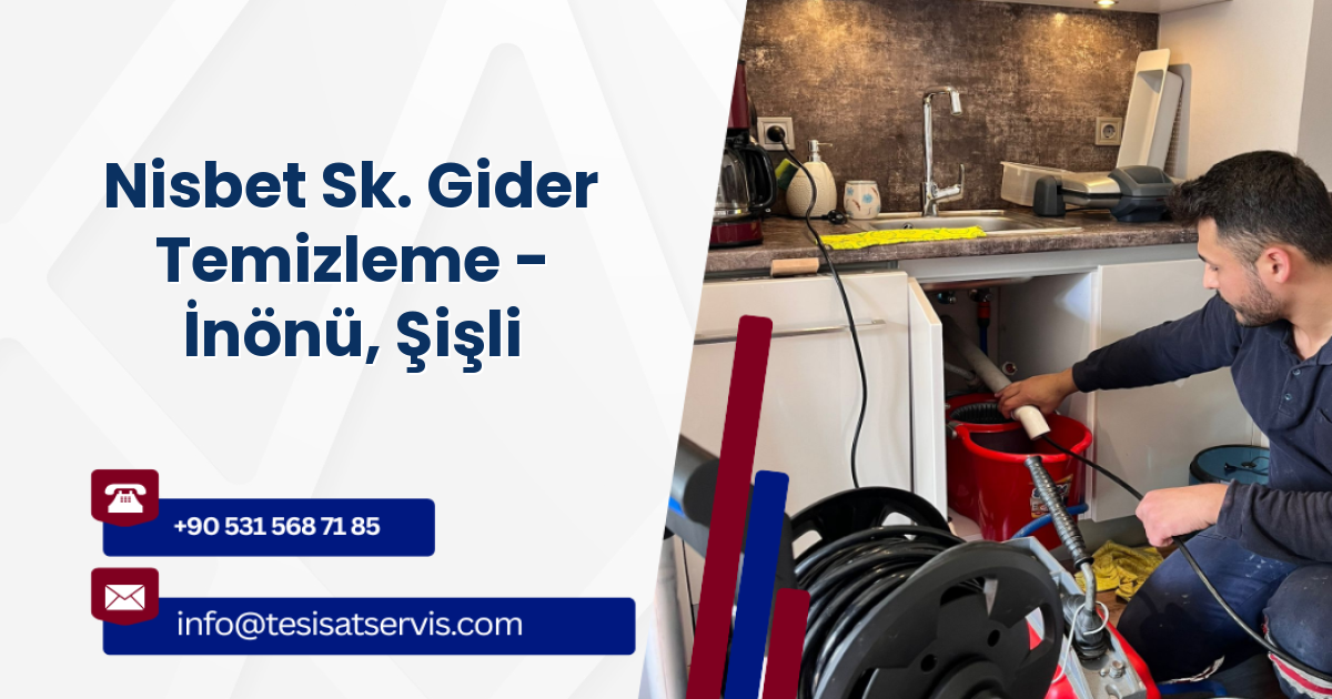 Nisbet Sk. Gider Temizleme - İnönü, Şişli