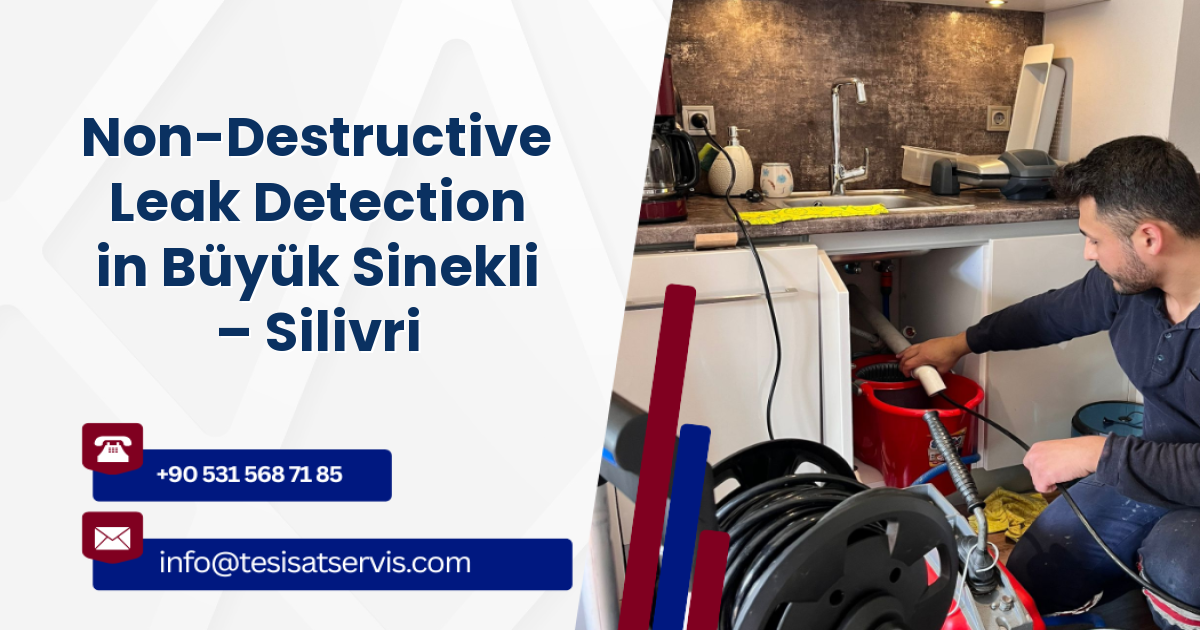 Non-Destructive Leak Detection in Büyük Sinekli – Silivri