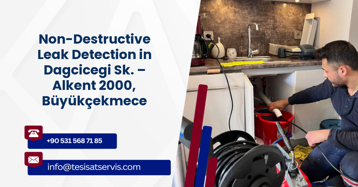 Non-Destructive Leak Detection in Dagcicegi Sk. – Alkent 2000, Büyükçekmece