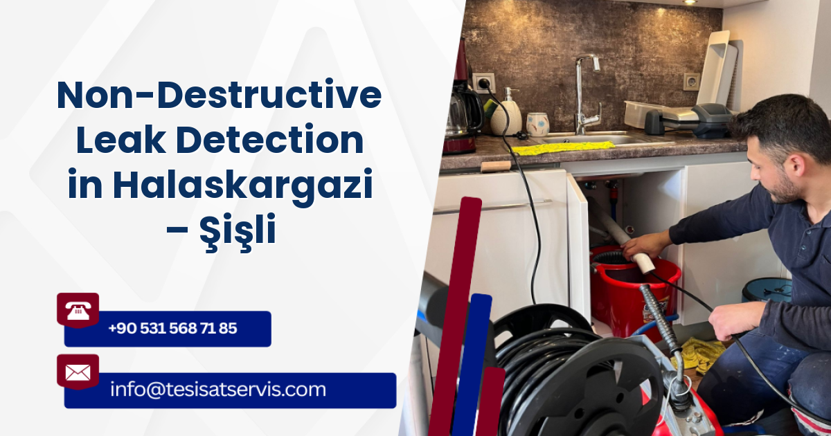 Non-Destructive Leak Detection in Halaskargazi – Şişli