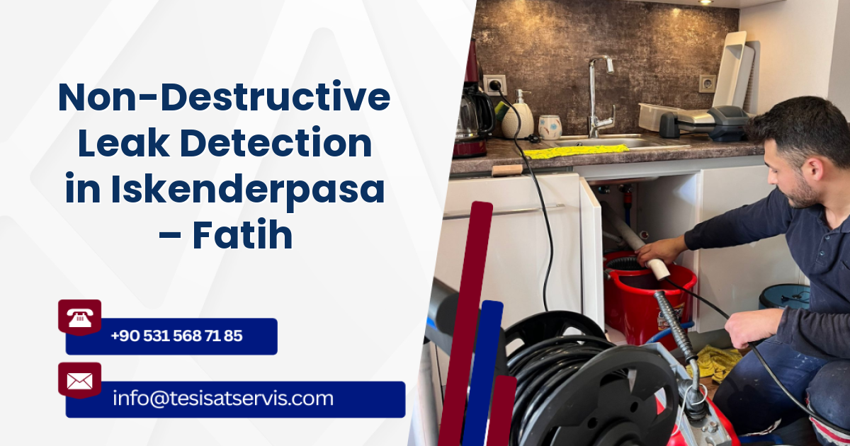 Non-Destructive Leak Detection in Iskenderpasa – Fatih