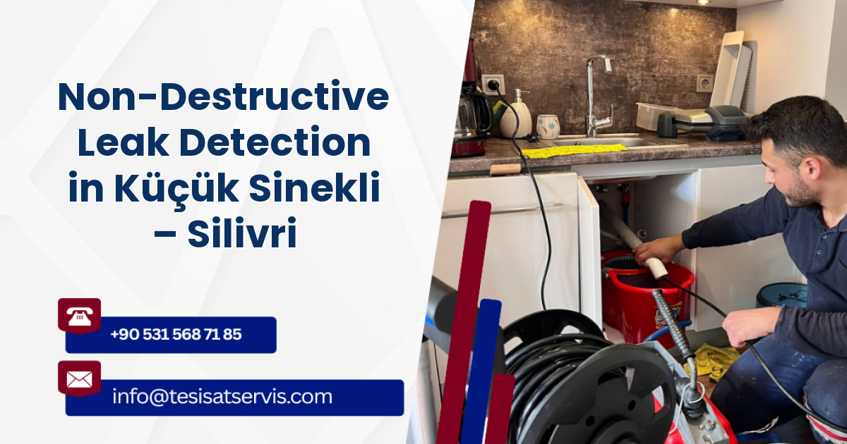 Non-Destructive Leak Detection in Küçük Sinekli – Silivri