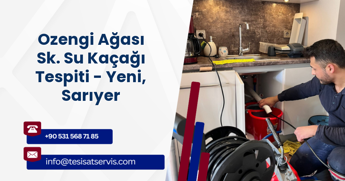 Ozengi Ağası Sk. Su Kaçağı Tespiti - Yeni, Sarıyer