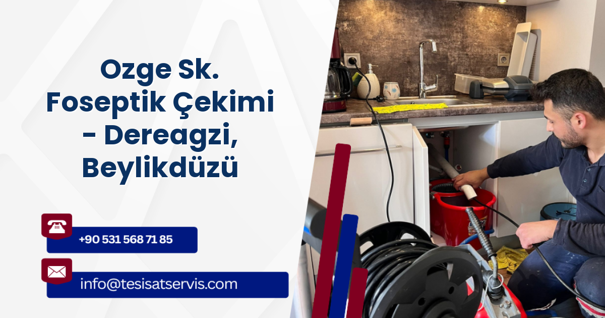 Ozge Sk. Foseptik Çekimi - Dereagzi, Beylikdüzü