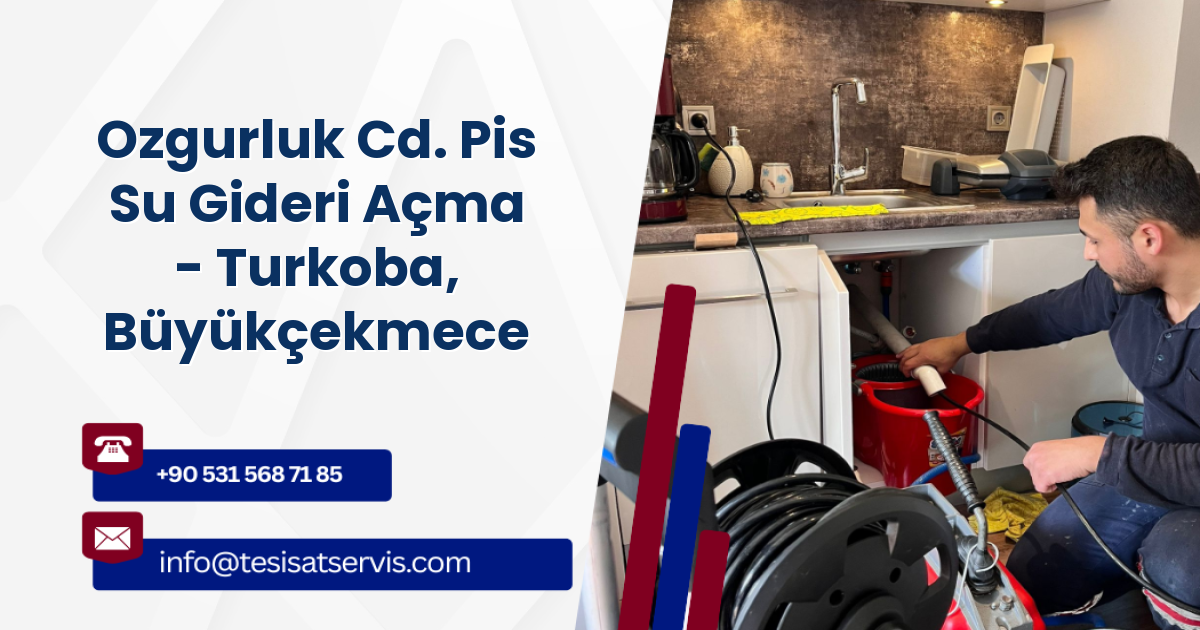 Ozgurluk Cd. Pis Su Gideri Açma - Turkoba, Büyükçekmece