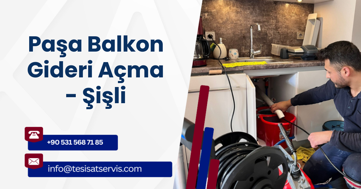 Paşa Balkon Gideri Açma - Şişli