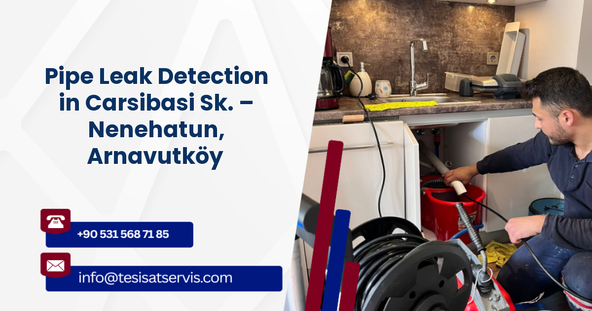Pipe Leak Detection in Carsibasi Sk. – Nenehatun, Arnavutköy
