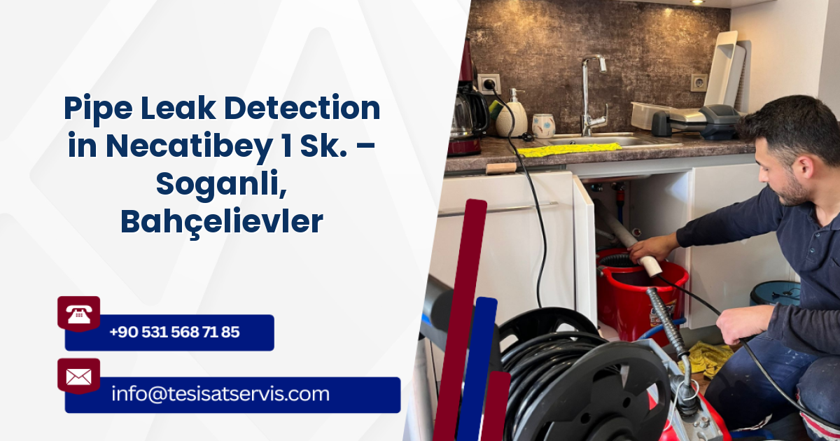 Pipe Leak Detection in Necatibey 1 Sk. – Soganli, Bahçelievler