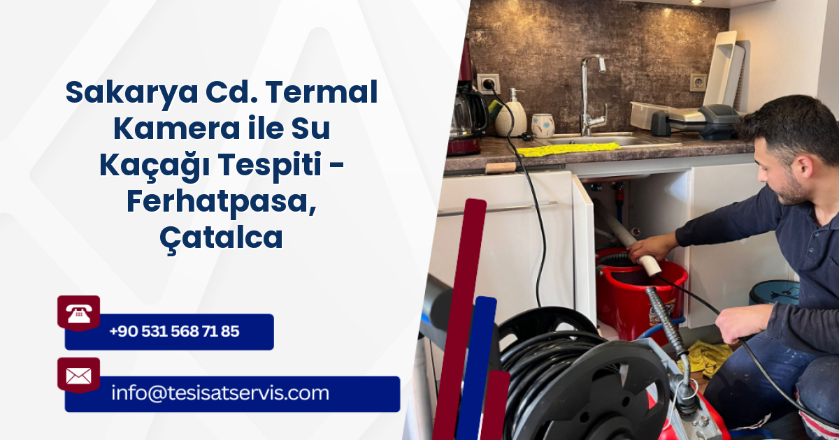 Sakarya Cd. Termal Kamera ile Su Kaçağı Tespiti - Ferhatpasa, Çatalca