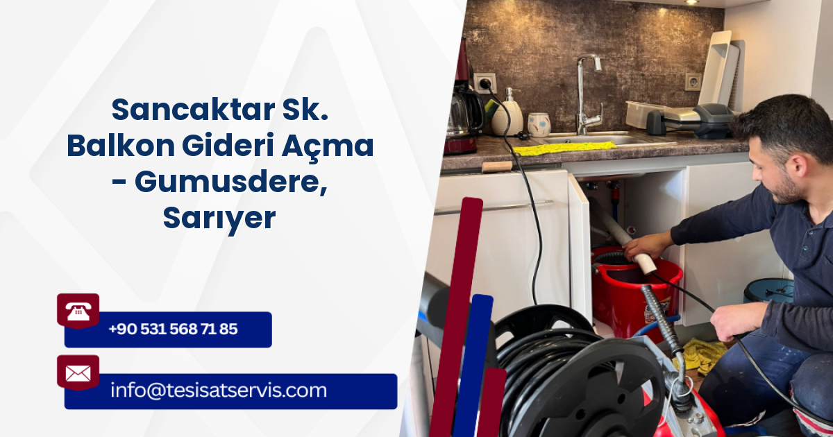 Sancaktar Sk. Balkon Gideri Açma - Gumusdere, Sarıyer
