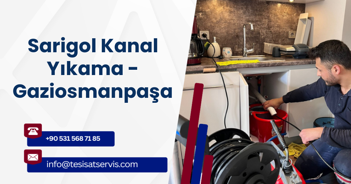 Sarigol Kanal Yıkama - Gaziosmanpaşa