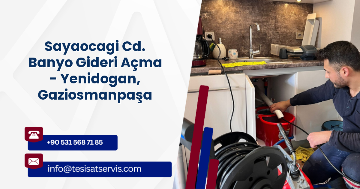Sayaocagi Cd. Banyo Gideri Açma - Yenidogan, Gaziosmanpaşa