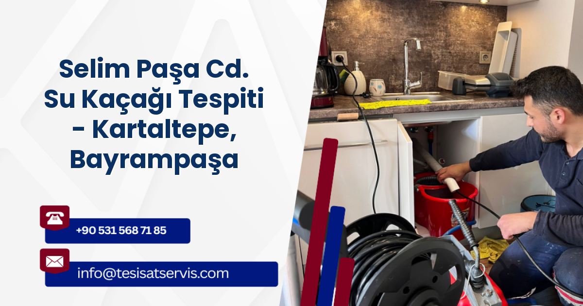 Selim Paşa Cd. Su Kaçağı Tespiti - Kartaltepe, Bayrampaşa