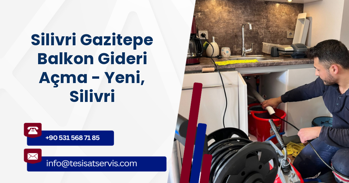 Silivri Gazitepe Balkon Gideri Açma - Yeni, Silivri