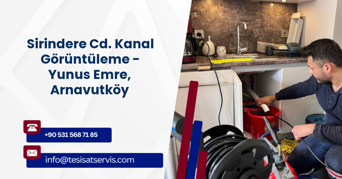 Sirindere Cd. Kanal Görüntüleme - Yunus Emre, Arnavutköy