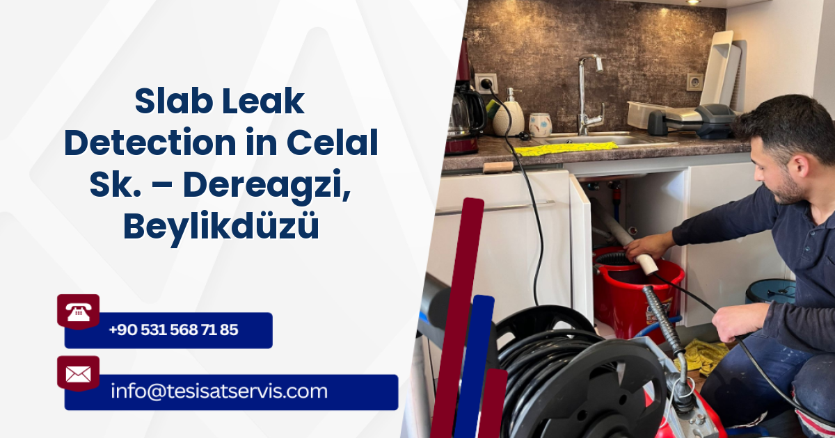 Slab Leak Detection in Celal Sk. – Dereagzi, Beylikdüzü
