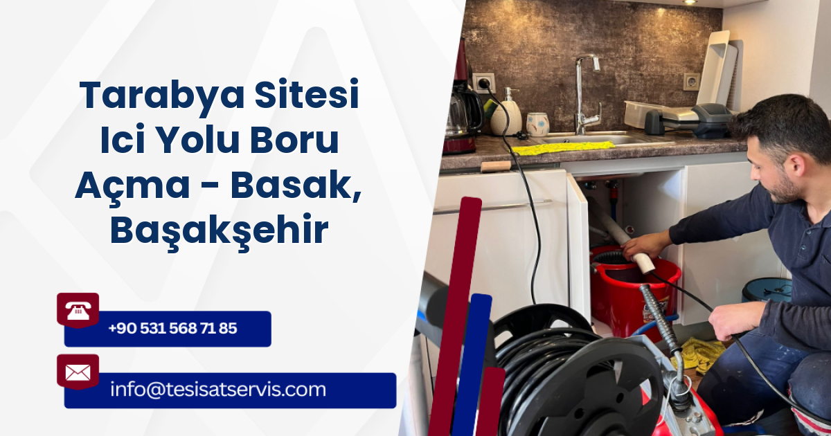 Tarabya Sitesi Ici Yolu Boru Açma - Basak, Başakşehir