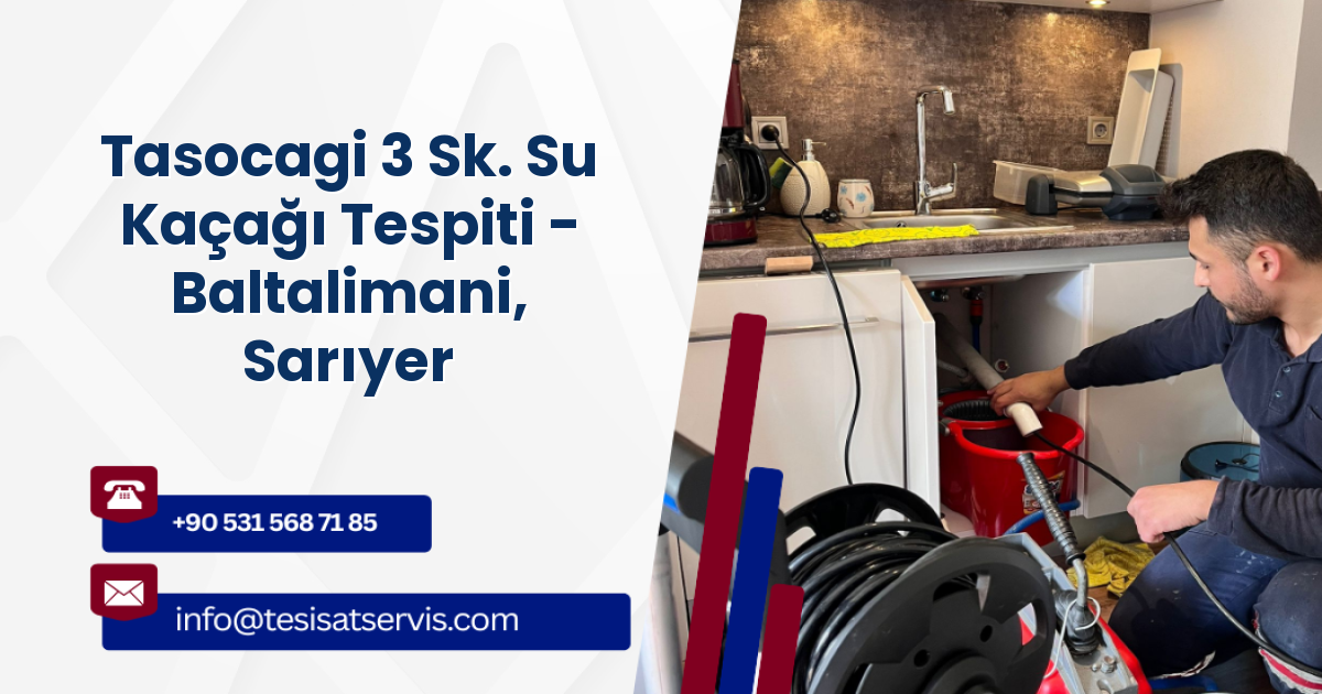 Tasocagi 3 Sk. Su Kaçağı Tespiti - Baltalimani, Sarıyer