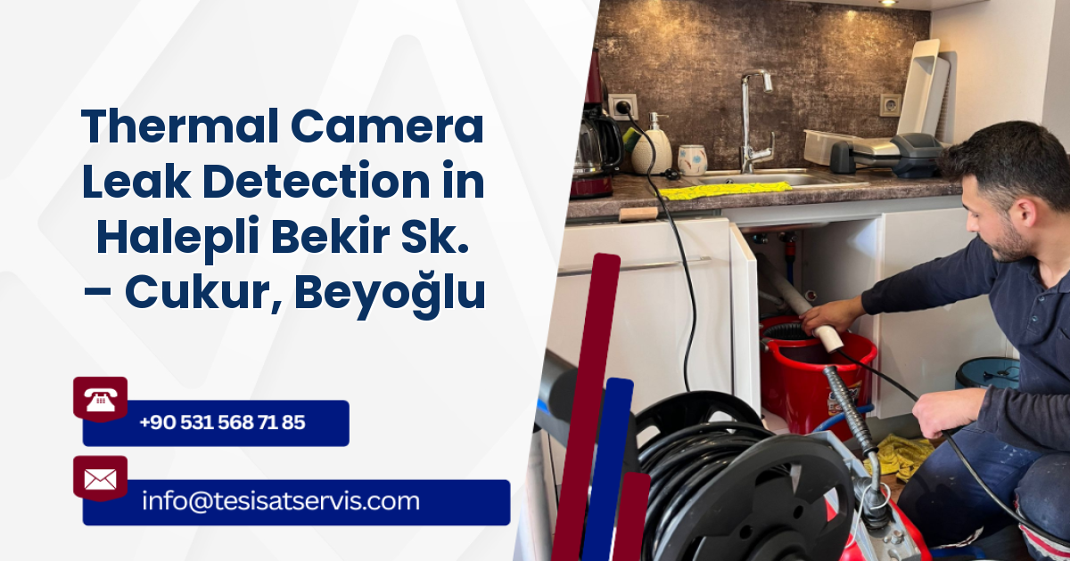 Thermal Camera Leak Detection in Halepli Bekir Sk. – Cukur, Beyoğlu