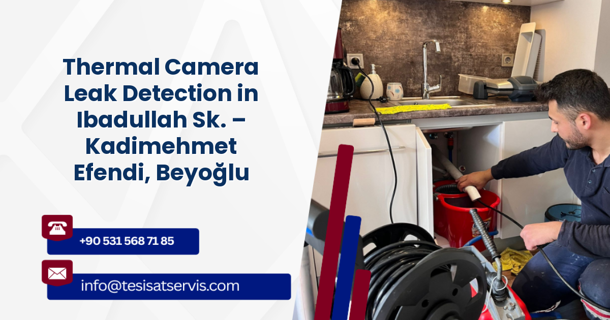 Thermal Camera Leak Detection in Ibadullah Sk. – Kadimehmet Efendi, Beyoğlu