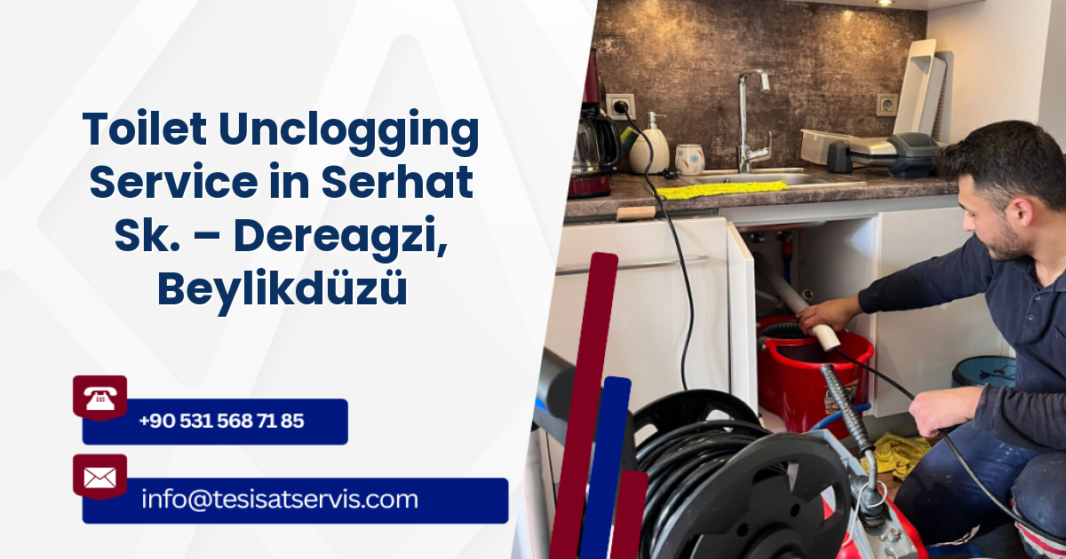 Toilet Unclogging Service in Serhat Sk. – Dereagzi, Beylikdüzü