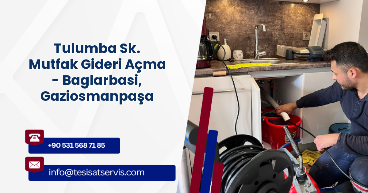 Tulumba Sk. Mutfak Gideri Açma - Baglarbasi, Gaziosmanpaşa
