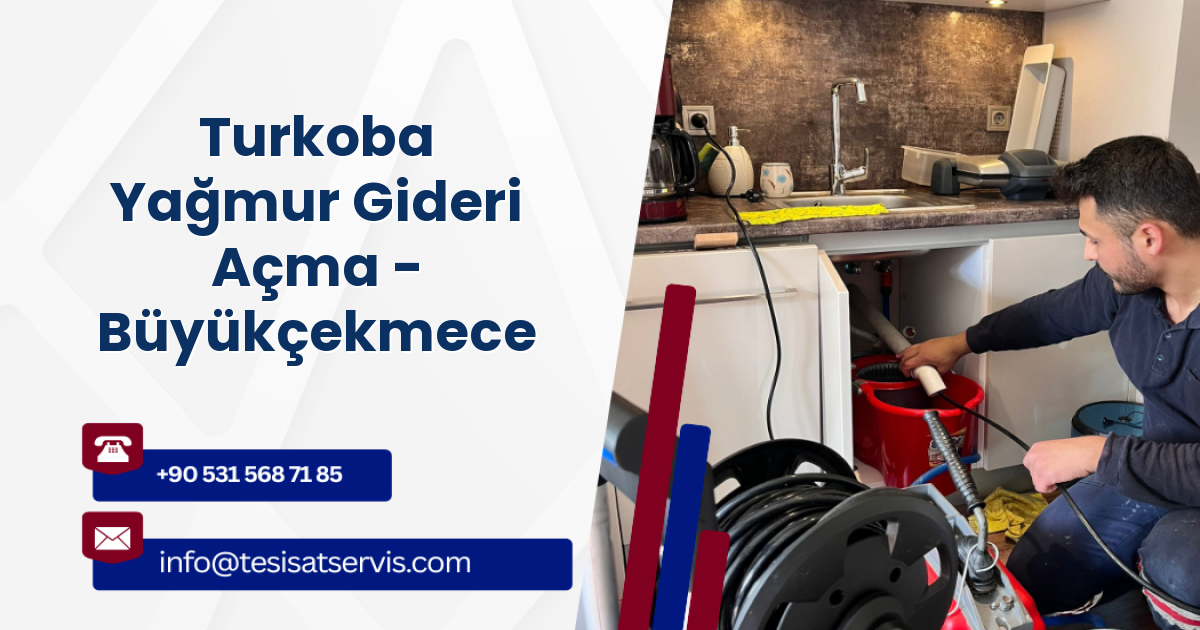 Turkoba Yağmur Gideri Açma - Büyükçekmece