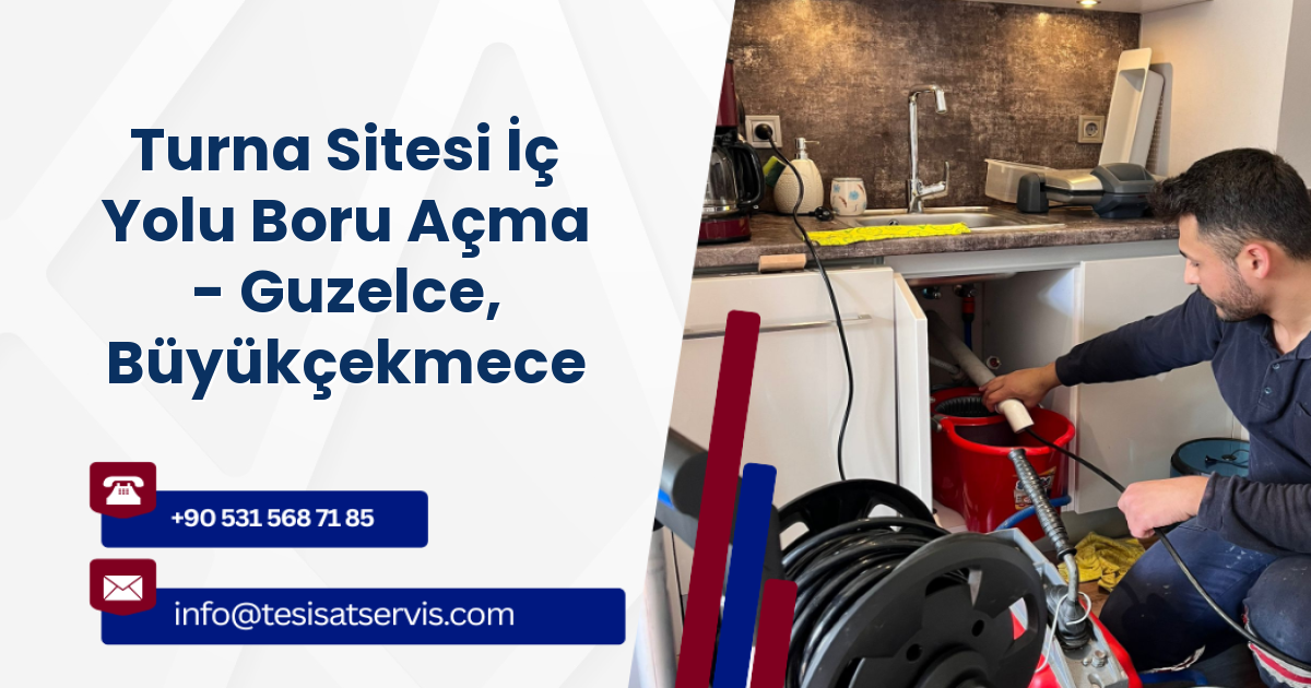 Turna Sitesi İç Yolu Boru Açma - Guzelce, Büyükçekmece