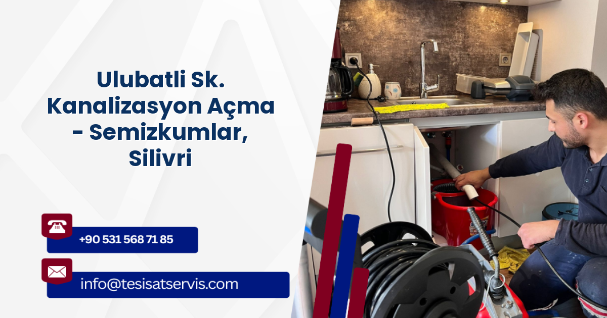 Ulubatli Sk. Kanalizasyon Açma - Semizkumlar, Silivri