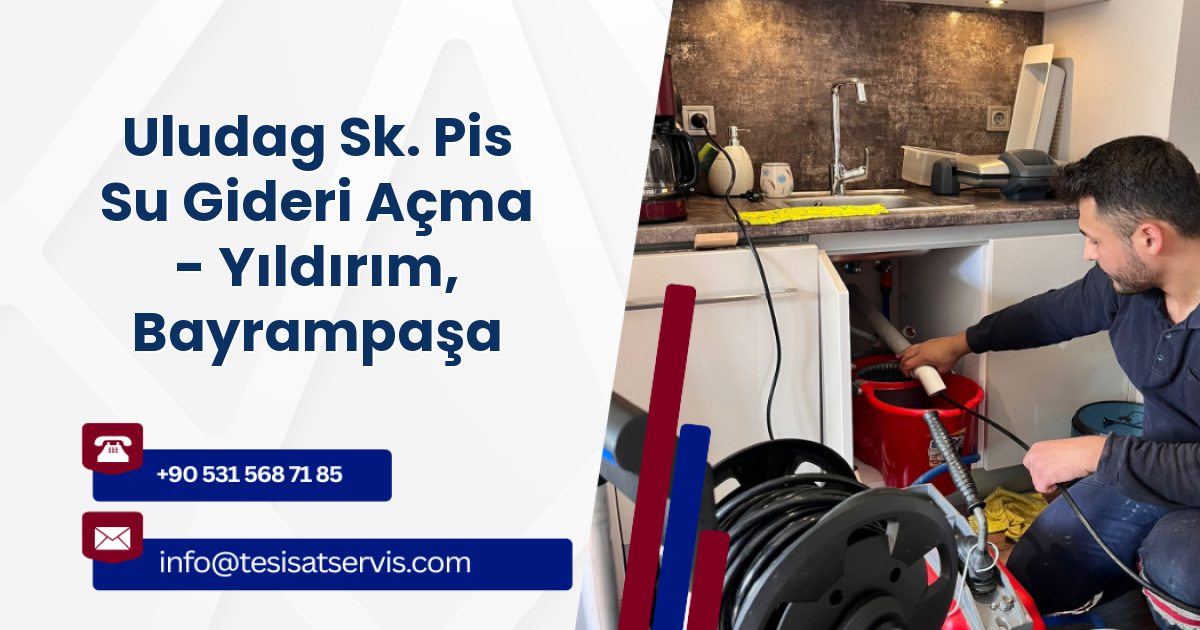 Uludag Sk. Pis Su Gideri Açma - Yıldırım, Bayrampaşa