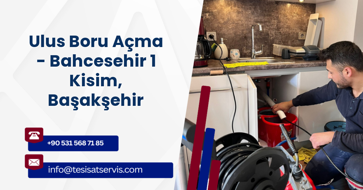 Ulus Boru Açma - Bahcesehir 1 Kisim, Başakşehir