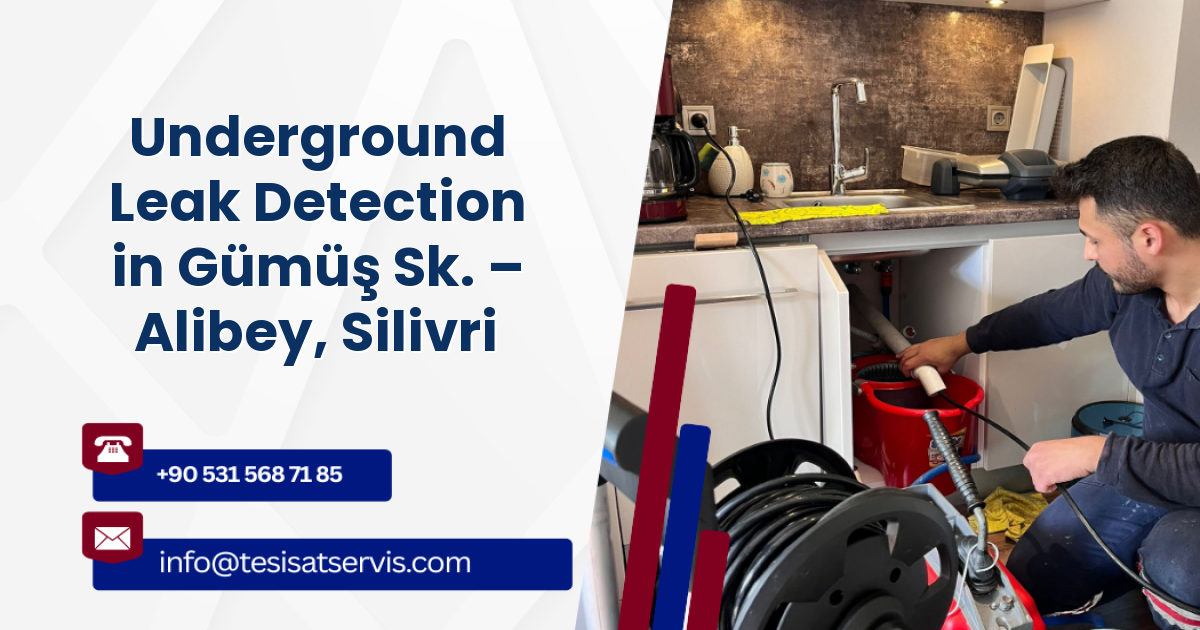 Underground Leak Detection in Gümüş Sk. – Alibey, Silivri