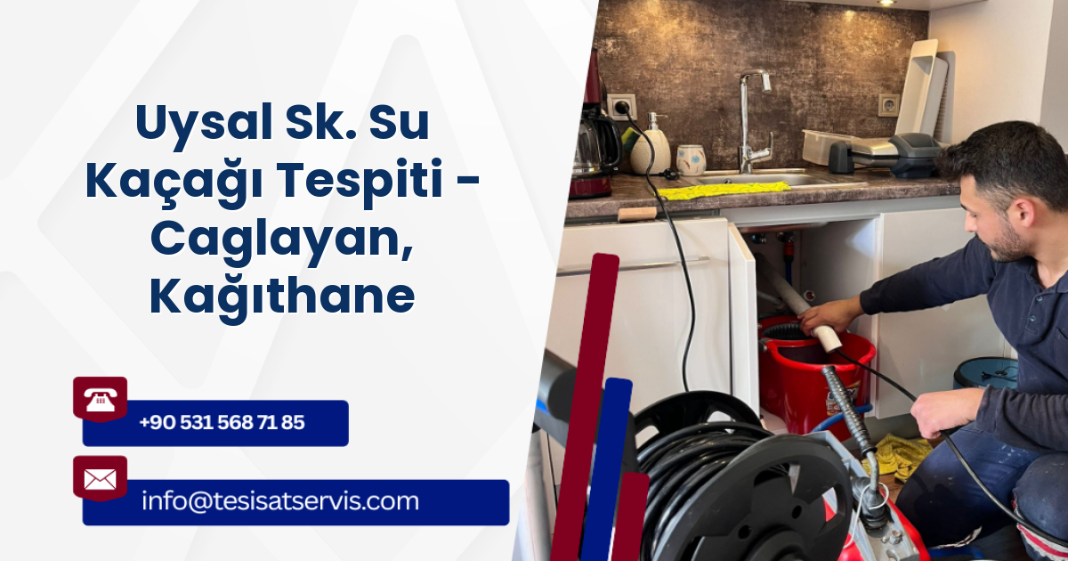 Uysal Sk. Su Kaçağı Tespiti - Caglayan, Kağıthane