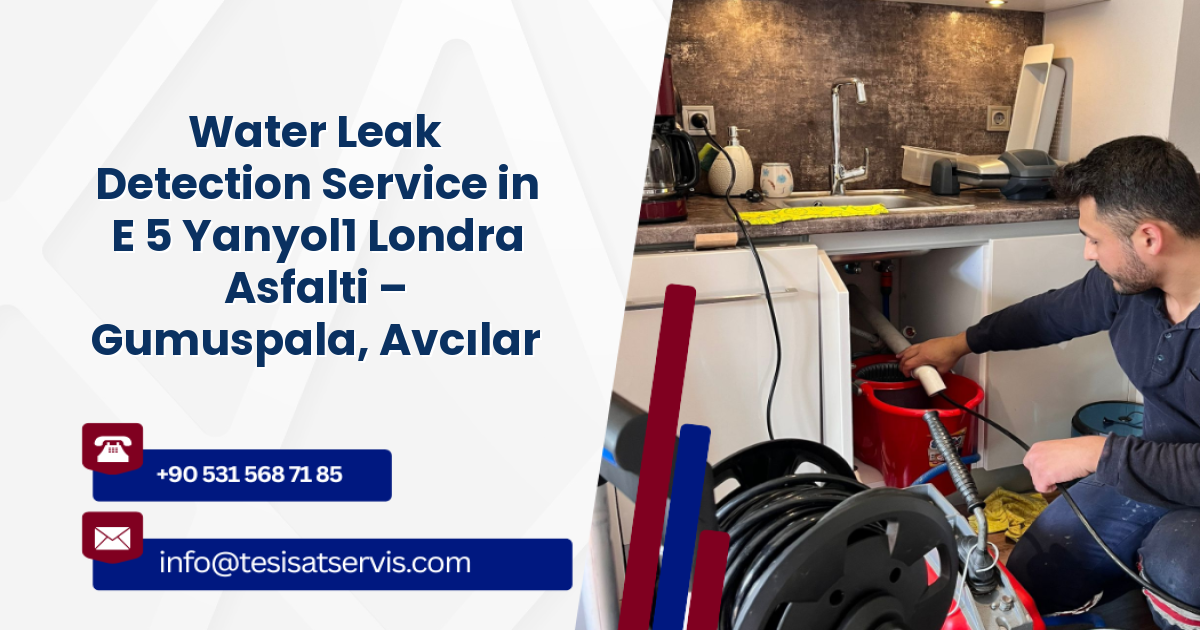 Water Leak Detection Service in E 5 Yanyol1 Londra Asfalti – Gumuspala, Avcılar
