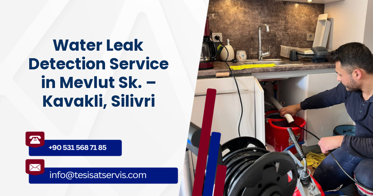 Water Leak Detection Service in Mevlut Sk. – Kavakli, Silivri