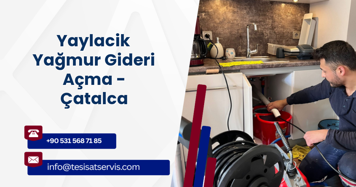 Yaylacik Yağmur Gideri Açma - Çatalca