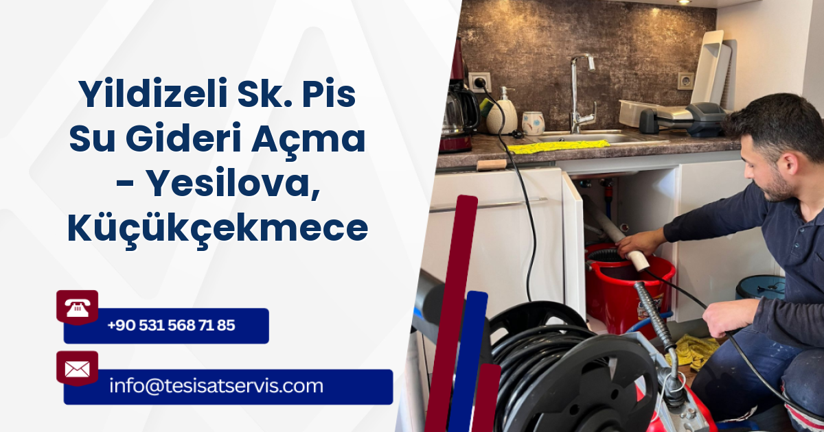 Yildizeli Sk. Pis Su Gideri Açma - Yesilova, Küçükçekmece