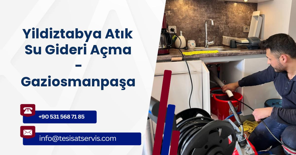 Yildiztabya Atık Su Gideri Açma - Gaziosmanpaşa