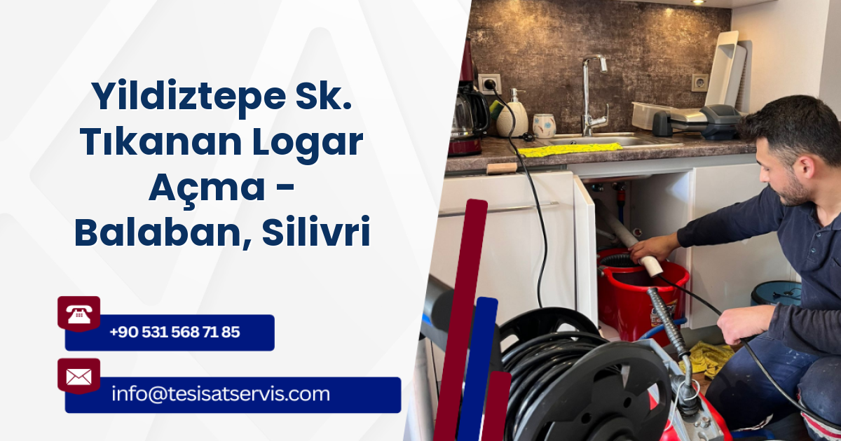 Yildiztepe Sk. Tıkanan Logar Açma - Balaban, Silivri