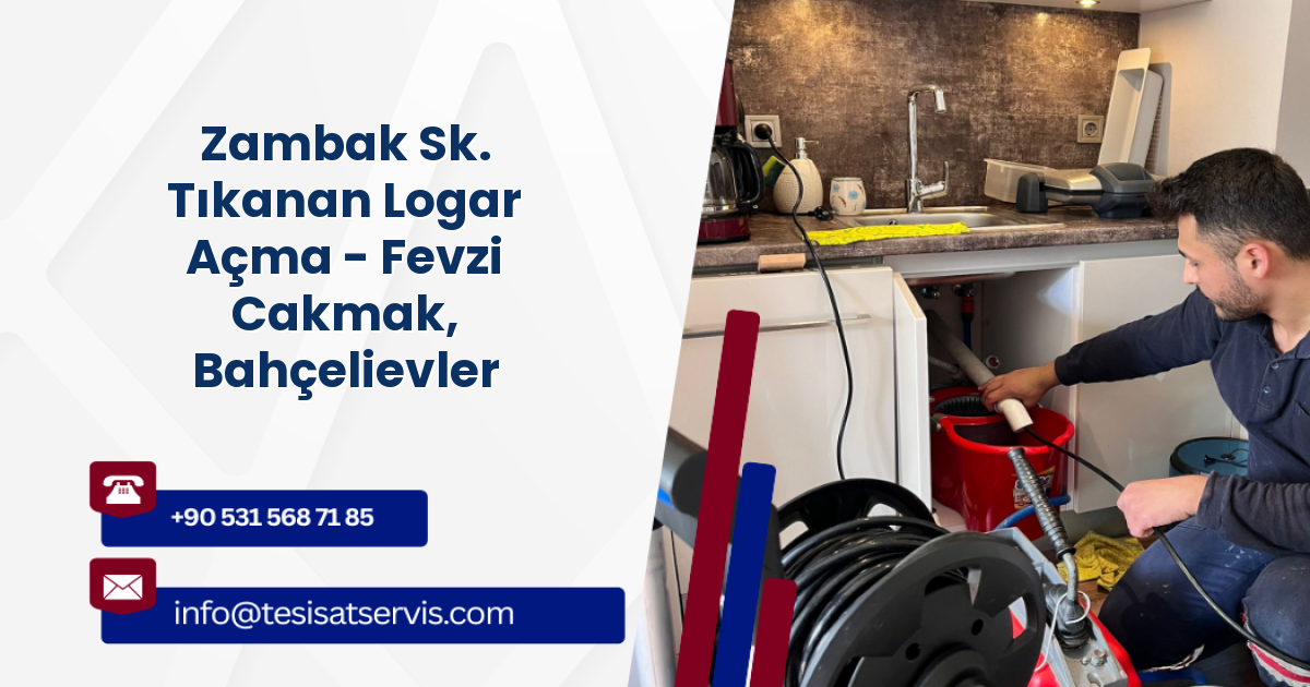 Zambak Sk. Tıkanan Logar Açma - Fevzi Cakmak, Bahçelievler