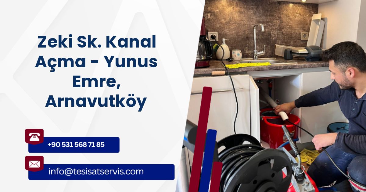 Zeki Sk. Kanal Açma - Yunus Emre, Arnavutköy