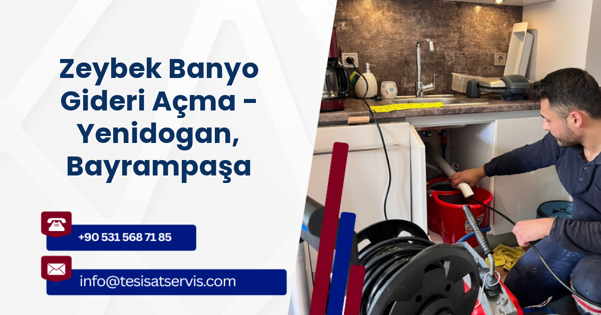 Zeybek Banyo Gideri Açma - Yenidogan, Bayrampaşa